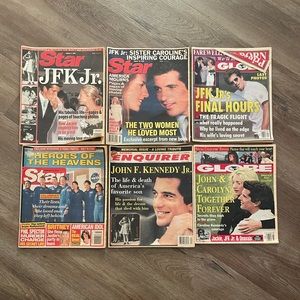 Vintage Magazines From 1999 Star, Globe, ENQUIRER Of JFK JR